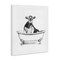 Stupell Industries Antique Tub with Cow Canvas Wall Art Design by Victoria Borges